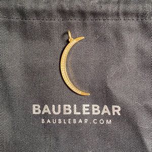 BaubleBar Crescent Moon Crystal Charm Pendant